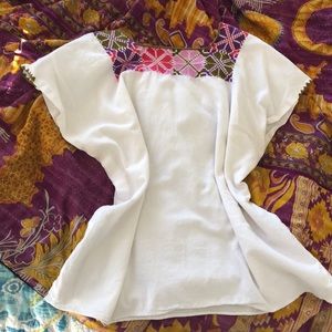 Vintage embroidered tunic top